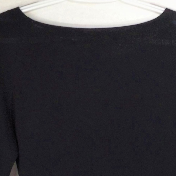 Ziani Couture Rayon/Nylon Top W Flora Embroidery L - Picture 6 of 7